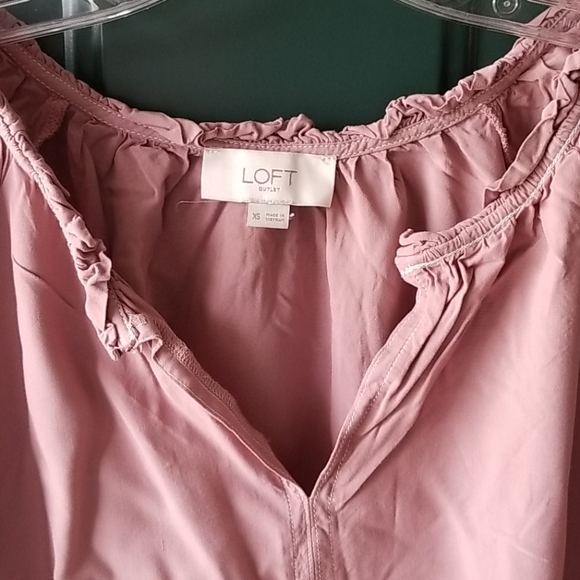 Ruffle sleeve peasant blouse - Picture 2 of 4